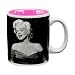 Vandor 70166 Marilyn Monroe "Definitely a Woman" 12 oz Ceramic Mug, Pink, Black, and White