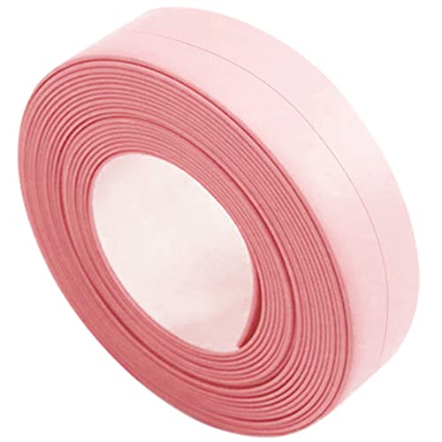 Image of Marsrut PVC Caulk Tape Sealant Strip, Pink, Waterproof, 3.2M (126 inches), 2.2cm (0.86 inches), 1 Count, 30 min Initial Hardening, 2.2cm Max Gap Fill