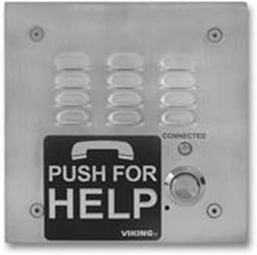ADA Compliant Stainless Steel Emergency Phone with Dialer and Voice Announcer  Flush Mount with the included Rough-In Box or Surface Mount with an Optional VE-5x5 with Enhanced Weather Protection (EWP)