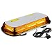 ASPL 64LED 17" Roof Top Strobe Lights, High Visibility Emergency Safety Warning LED Mini Strobe Light bar with Magnetic Base for 12-24V Car, Trucks, Construction Vehicles (Amber)