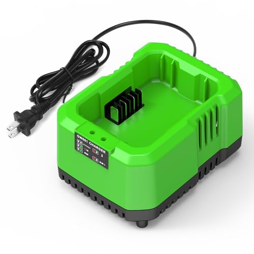 60V Charger Replacement for Greenworks 60V Battery Charger Compatible with Greenworks Pro 60V Lithium-Ion Battery & Cordless Power Tools Fast Charging with Multiple Protections System