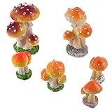 fliegenpilz deko glas Es ist vielseitig, nicht nur eine lebendige mini dekoration aber auch eine interessante spielzeug modell für kinder.