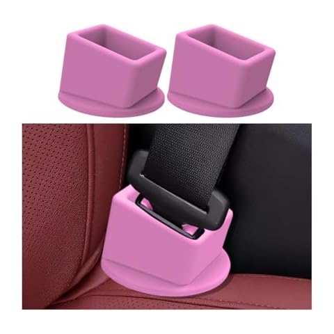 HZEL Silicone Car Seatbelt Buckle Holder 2PCS Cover