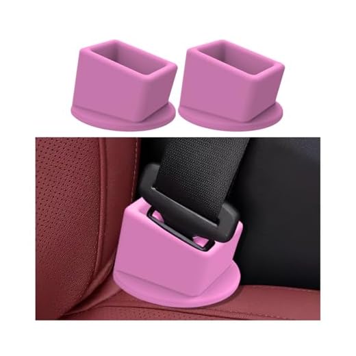 HZEL Silicone Seat Belt Buckle Holder