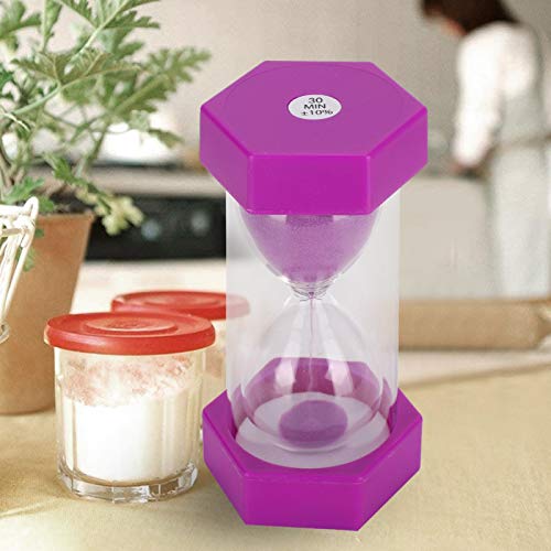 Timer a Clessidra, Orologio Clessidre Piccola in Plastica Sand Clock 30 Minutes Sandglass Con Sabbia Colorata Perfette Casa Classe Cucina Ornamento Bambini Gli Sport Giochi Ufficio Lavano Denti - Image 7