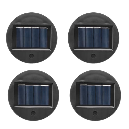 Aisuoka Paquete de 4 Luces de Borde de Piscina con Energía Solar para Piscinas Enterradas, Decoraciones de Piscina Inalámbricas Impermeables sobre el Suelo