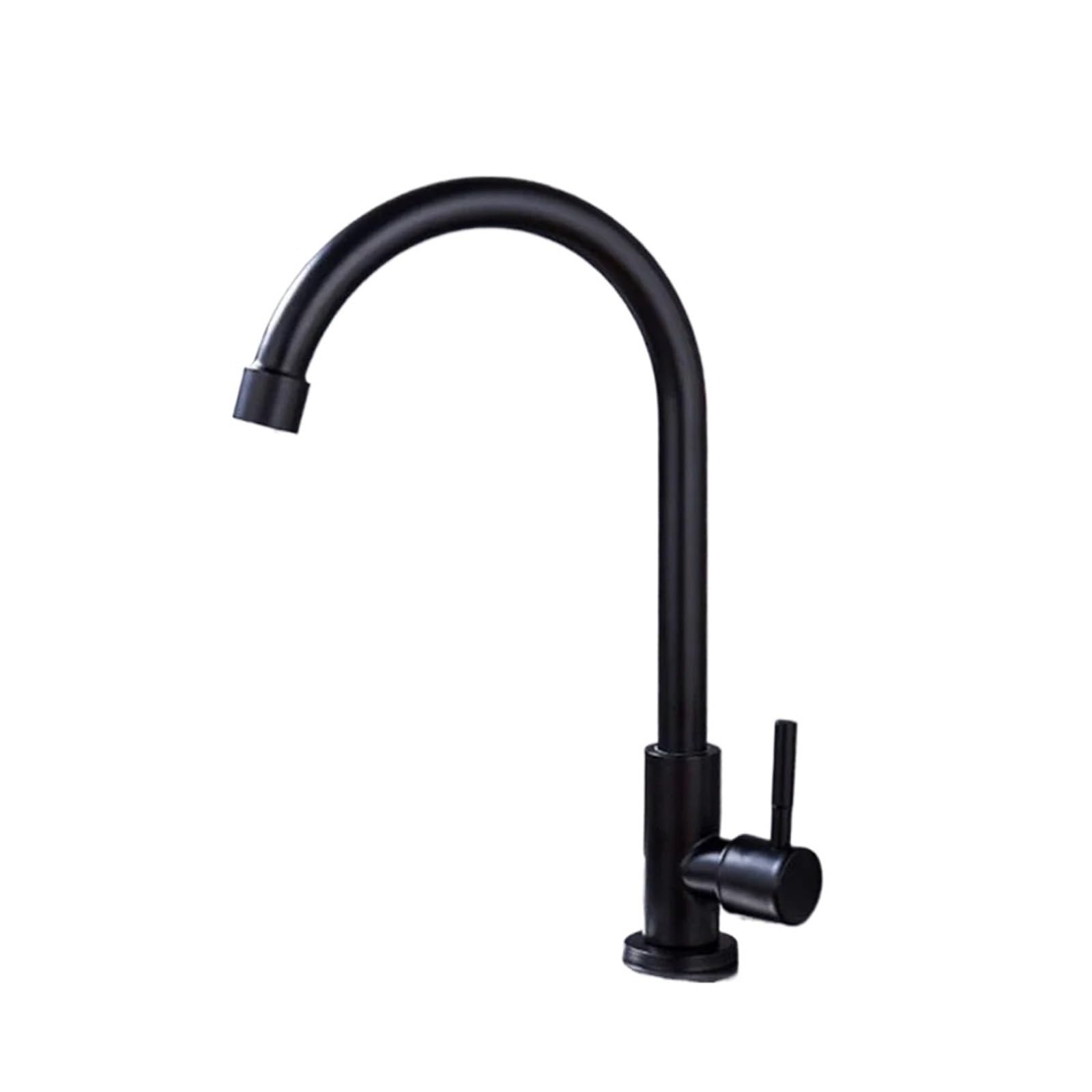 Purificateur d'eau de cuisine pour plan de travail moderne, robinet rotatif eau froide inox élégant