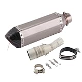 Système D'échappement Moto Avec Silencieux Central Pour Yamaha Pour XMAX 400 2021 2022 Exhaust Baffles