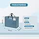 VENO 4 Stück Aufbewahrungstasche mit starke Griffe und Reißverschlüssen für Umzug, Camping, Kleideraufbewahrung, Reisetasche, Unterbett Aufbewahrungsbox (S Hellblau - 4-er Set)