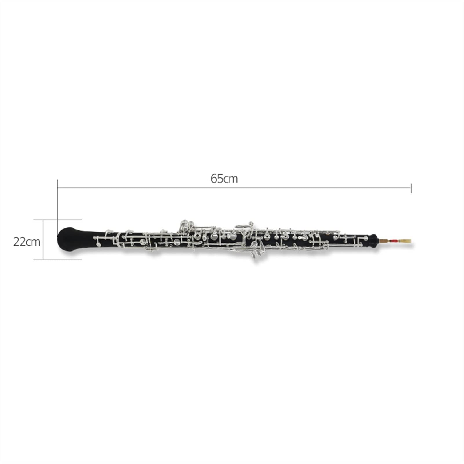 Strumento Oboe C Key Bakelite Semi-Automatic Placcato Argento Oboe È Adatto per Prestazioni per L'esame Professionale per Adulti Principiante di Oboe