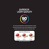 Vista 8 de Feit Electric Luz empotrable LED, se adapta a la mayoría de latas de carcasa de 5 a 6 pulgadas, borde deflector, regulable, equivalente a 75 W 10.2