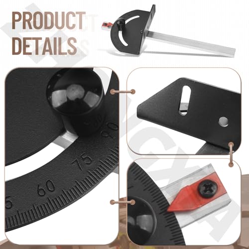 Upgraded 5140032-78 Replacement Table Saw Miter Gauge for DeWalt DW745 DWE7480 DW744 Table Saws