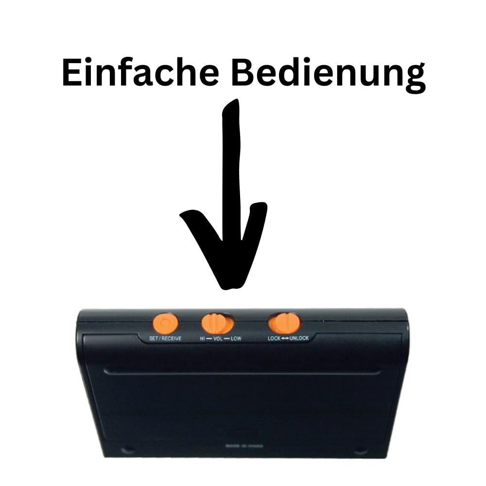 Marschall Deutsch sprechender Funkreisewecker I 1020 I Digitaler Wecker I Ansage von Zeit und Datum I Stündliche Zeitansage I Perfekt für Senioren, Blinde und Demenzkranke