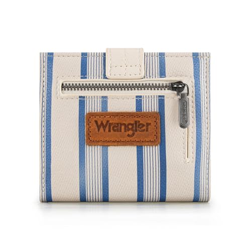 Image of Montana West X Wrangler Slim Wallet for Women Small RFID Blocking Pocket Wallet Minimalist Cute Wallet with Multi Card Case and Zipper Coin Pocket
