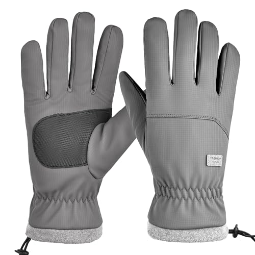 Gopaice Winter Gloves for Men Women Waterproof Thermal Windproof,Touchscreen for