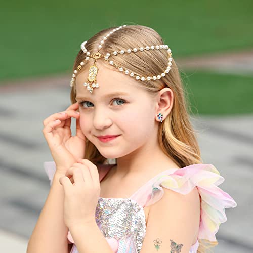 Firazio 15 Pairs Cute Clip On Earrings For Women Girls Hypoallergenic Butterfly Flower Pearl Rainbow Cz Clip-On Earrings Women Multicolored Non-Pierced Earrings Set #TOP3