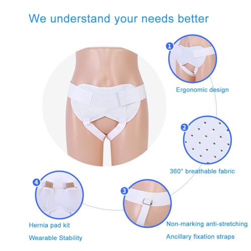 Faja para Hernia Inguinal para Hombre y Mujer Cómoda y Ajustable miniatura 2
