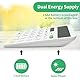 GUYUCOM Taschenrechner Groß Tasten, 12-Digit Taschenrechner Klein mit großem Display für Schule, Büro, Sensitive Taste, SOLAR & Battery DUAL Power Rechner
