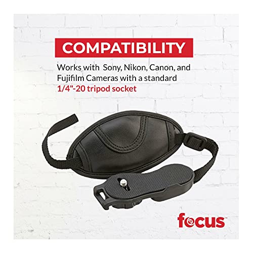 Focus Camera Professional Wrist Grip Strap For Digital Cameras, Film Slrs And Mirrorless Cameras, Hand Grip Strap, Padded Camera Grip Strap #TOP5