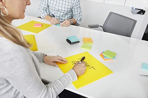 Post-it Super Sticky Big Notes, Pack of 1 Pad, with 30 Sheets ,279 mm x 279 mm, Yellow - Large Extra Sticky Notes For Note Taking, To Do Lists & Reminders