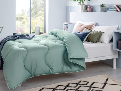 Night Owl - Coverless Duvet - 4.5 Tog - Double - Linen Collection - Soft Touch Luxury Bedding - Machine Washable - Hypoallergenic - Lilac Bloom