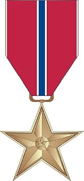 United States Army Bronze Star Medal Decal Sticker 3.8"