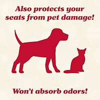 Lusso Gear Car Seat Protector for Baby Car Seat - Thick Padding - Seat Protector Under Baby Car Seat with 2 Mesh Storage Pockets - Black Waterproof Baby Car Seat Protector - Non-Slip Padded Backing — image 9