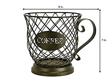 Boston Warehouse Coffee Mug Kup Keeper, Storage Basket,20 pods - Thumbnail 4