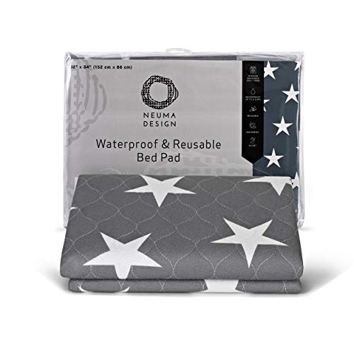 Bed Pad For Incontinence Reusable 52” X 34” - Large Washable Waterproof Mattress Protector For Seniors, Bedwetting Kids, Hospitals, Pets (1 Pack) #TOP2