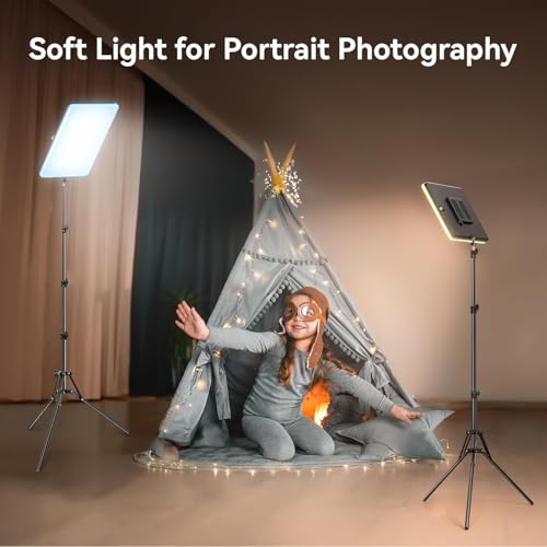 Image of ๐๐๐๐๐ 11-Inch USB LED Panel Light for Photography, Video Recording, Live Streaming, Makeup, YouTube, Product Shoot, Dimmable Soft Light with Adjustable Brightness & Color Temperature