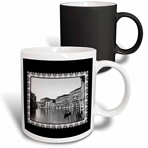 3dRose Venizia Palaces Foscari, Giustinian and rezzonico on the Grand Canal Italy, 1875 by Carlo Naya 11oz Magic Transforming Mug