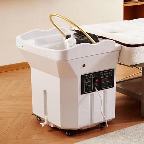 Equipo de spa portátil con tanque de agua de 60 L, lavabo termostático de circulación de agua, sistema de cascada de spa japonés