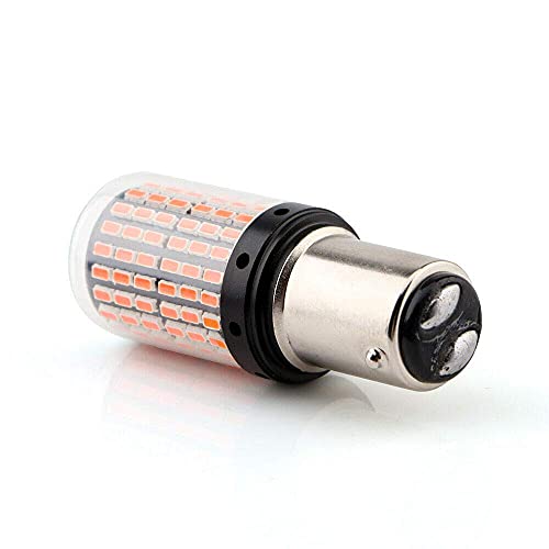 Image of CLOUDSALE, Your Store, Your Place 2800L BAY15D P21 /5W 2057 7528 1157 Dual Connector Led Bulb Front Rear Turn Signal Bulb and Canbus Error Free Led Red, (Pack of 2,Straight Pin) Led