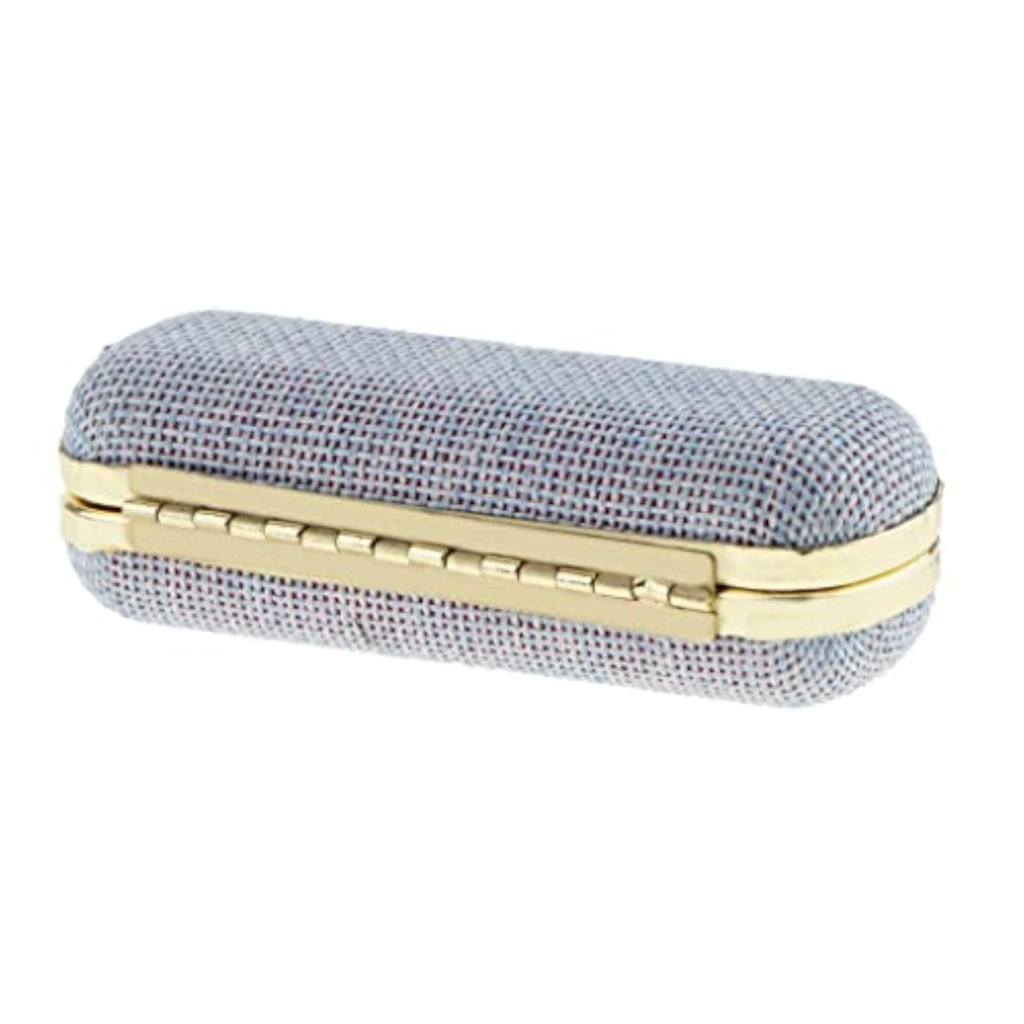 Soft Linen Cover Lipstick Case Holder with Mirror