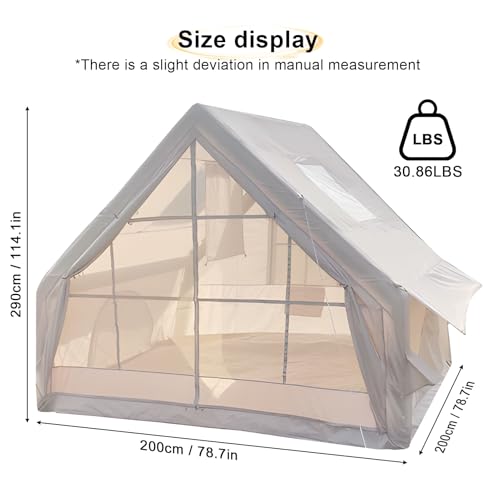 Carpa inflable para camping 1-6 personas miniatura 2