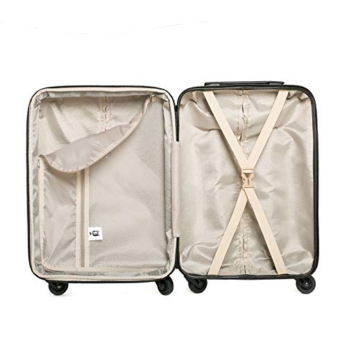 Toctoto Bagaglio a Mano Espandibile con Lucchetto