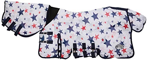 Rhinegold Unisex's 681-4/6-STAR Sahara Fly Rug-4/6-Star, Star Print, 4'6\