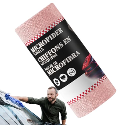 Toalla de microfibra para lavado de autos, limpiador reutilizable para coche, toallas de limpieza absorbentes y reutilizables para cocina, lente de plato, parabrisas, encimera de vidrio, espejo de