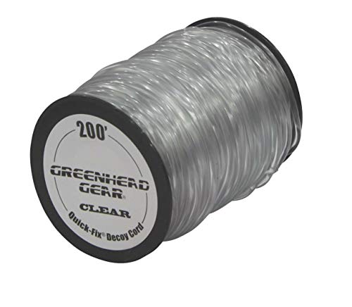 Greenhead Gear Quick Fix Duck Decoy Cord 200 Ft Clear 82200 Greenhead Gear Quick Fix Duck Decoy Cord 200 Ft Clear 82200