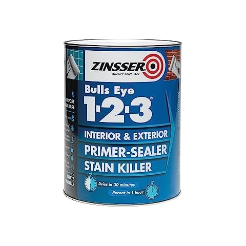 Zinsser Bullseye 1-2-3 Primer-Sealer 5 Litre Cover