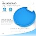 Gaboolo Retainer Case with Mirror,Slim Aligner Case with Vent Holes,Cute Night Mouth Guard Case,Retainer Removal Tool and Brush (Black Blue)