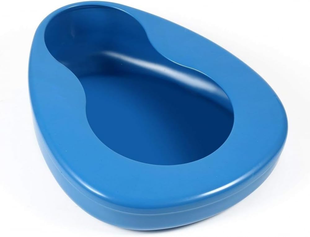 Daletu Bedpan for Women Men Comfortable Large, Urinal Women, PP Plastic Bedpan Strong and Durable, Smooth and Does Not Splash, for Women, Men, Elderly, Bedridden Person