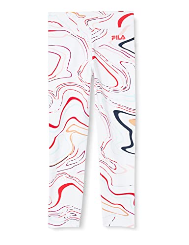 FILA Leggings Fille en coton stretch noir pour sport et quotidien