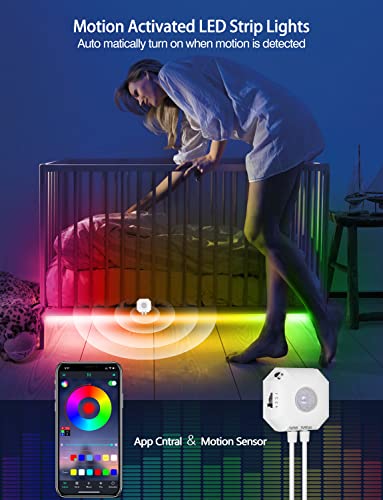 Daymeet Motion Sensor Under Bed Lights - Image 4