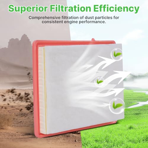 Image of 2PCS Engine Air Filter Fit for 2018-2026 Chevrolet Equinox (1.5L, 2.0L), 2018-2026 GMC Terrain (1.5L, 2.0L) Air Filter Replacement Engine Filter Accessories# CA12260 A3226C A3240C