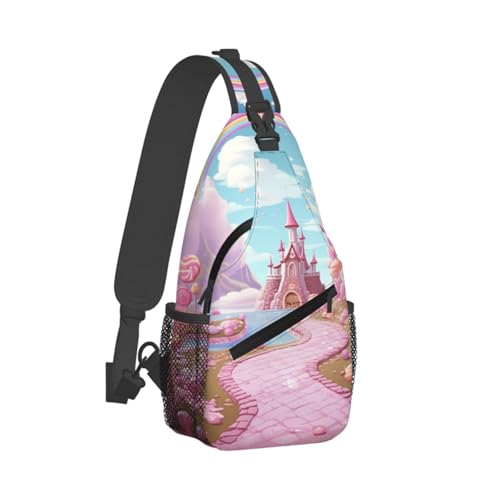 Mochila Sling Crossbody Negra de Uso Urbano miniatura 1