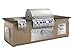 790 Glass Fiber Reinforced Concrete Pre-Fab Island w/ 2 Drawer Cut-Out