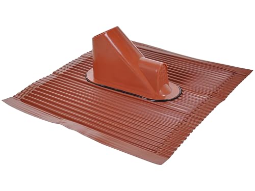 Preisvergleich Produktbild Aluminium-Dachziegel mit Kabelführung, rot
