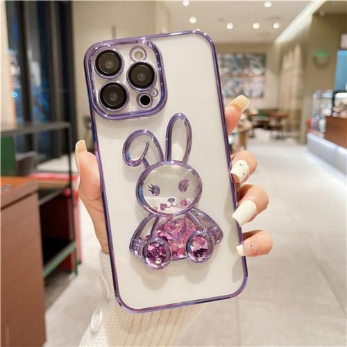 Coque paillettes sable mouvant avec film objectif pour iPhone 14 Pro Max