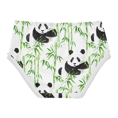 Joisal Cute Pandas Bamboo Leaf Toddlers Underwear Floral 2t Cotton Panties for Girl Animals Briefs Girls Undies2